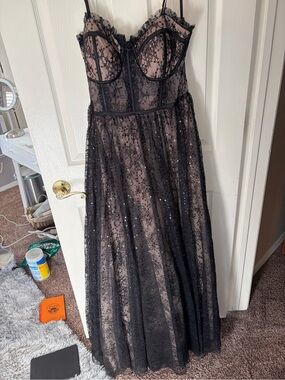 macy's black halter dress INC Macy's Women's Black High Neck Halter be bold Dress bodycon size small new